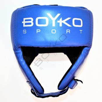 Шолом BS - для самбо (бойового самбо), шкіра композиційна, синій XXL